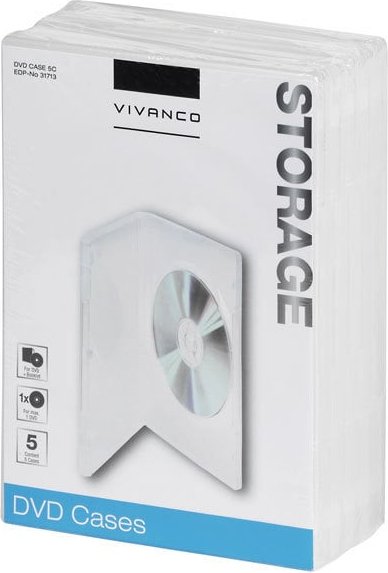 DVD Case, 5er Pack (31713)