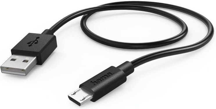 Lade-/Datenkabel, Micro-USB, 0,6 m, Schwarz (00178328)