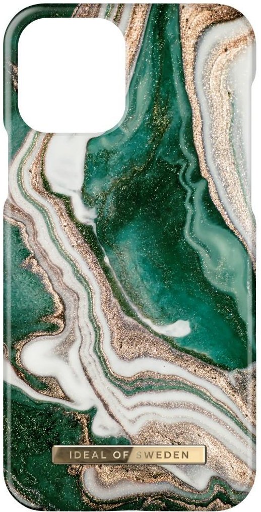 Cover "Fashion Case" für Apple iPhone 13, Golden Jade Marble (00217308) Handyhülle