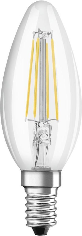 LED-Filament, E14, 470lm ersetzt 40W, Kerzenlampe, Warmweiß, 2 Stück (00112616)