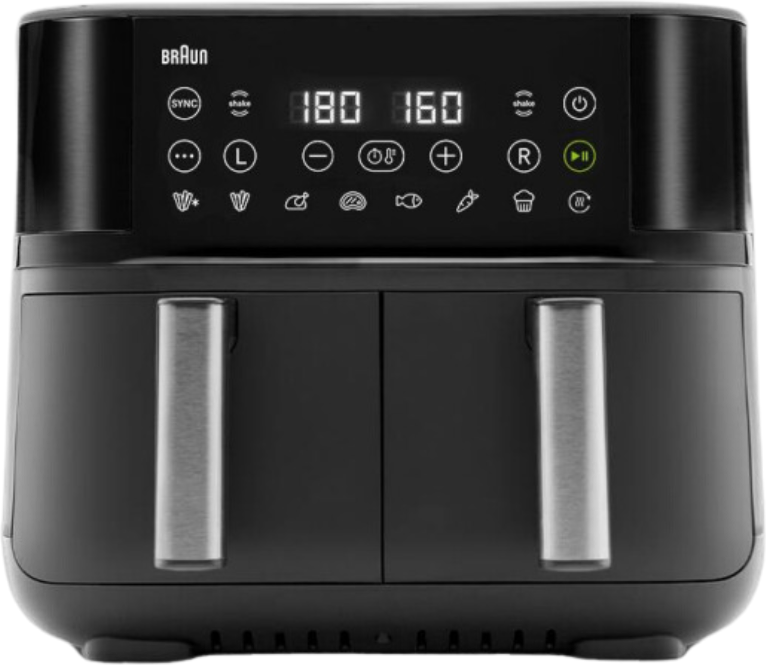 TD 3030I BK TwinCook 3 Doppel-Heißluftfritteuse