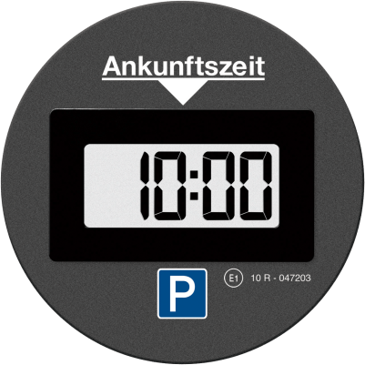 Park Lite One Schwarz Elektronische Parkscheibe