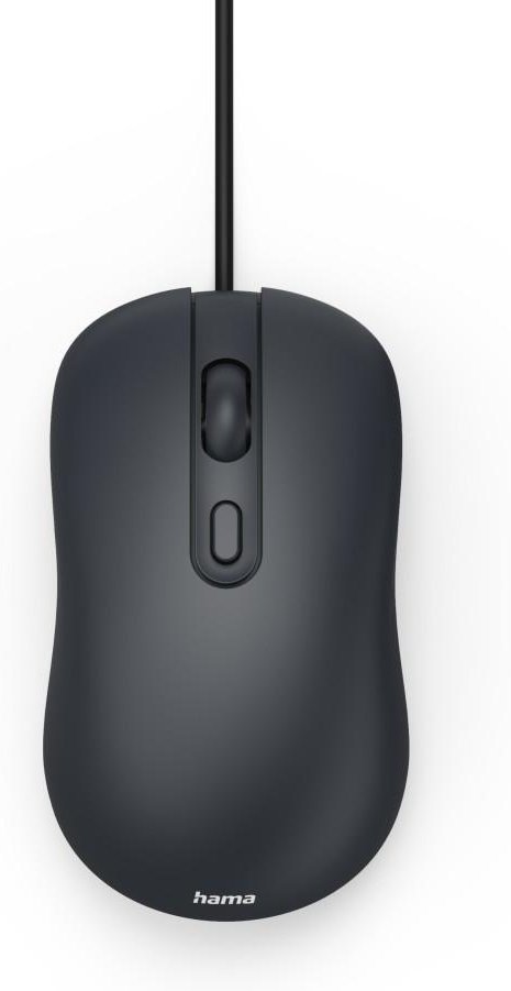 USB-Maus CM-200, optisch, 4 Tasten, ohne Klickgeräusch, mit Kabel,Schwarz (00173074)