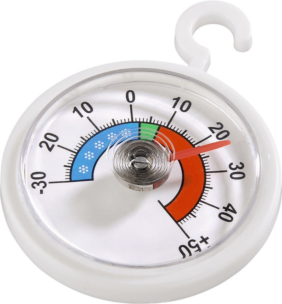Thumbnail - Analoges Thermometer für Kühlschrank, Gefrierschrank und Kühltruhe, rund (00111309)