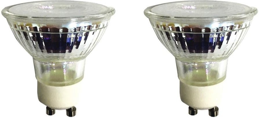 LED-Lampe, GU10, 350lm ersetzt 50W, Refl.lampe PAR16, Warmweiß, Glas, 2 St. (00112707)