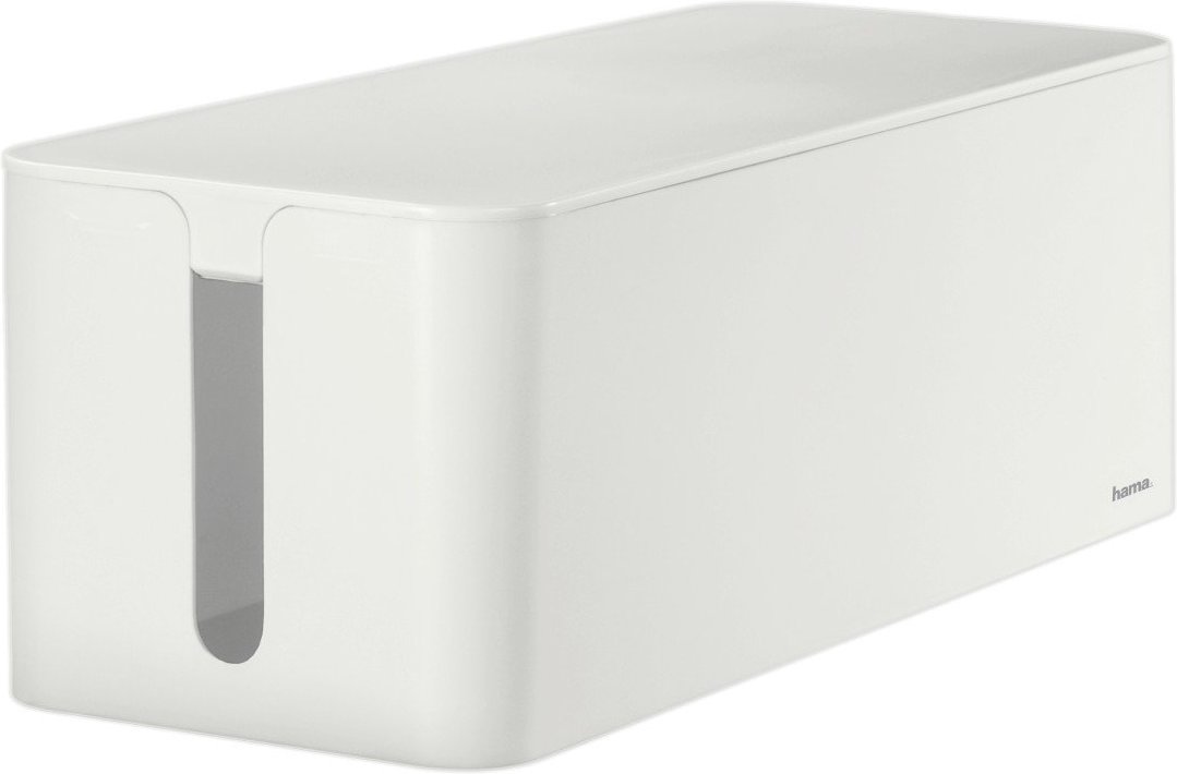 Thumbnail - Kabelbox "Maxi", 40,0 x 15,6 x 13,5 cm, Weiß (00020662)