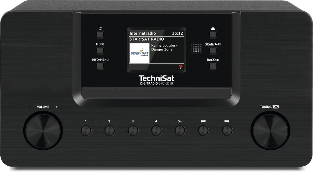 DIGITRADIO 570 CD IR schwarz DAB+ Internetradio mit CD-Player