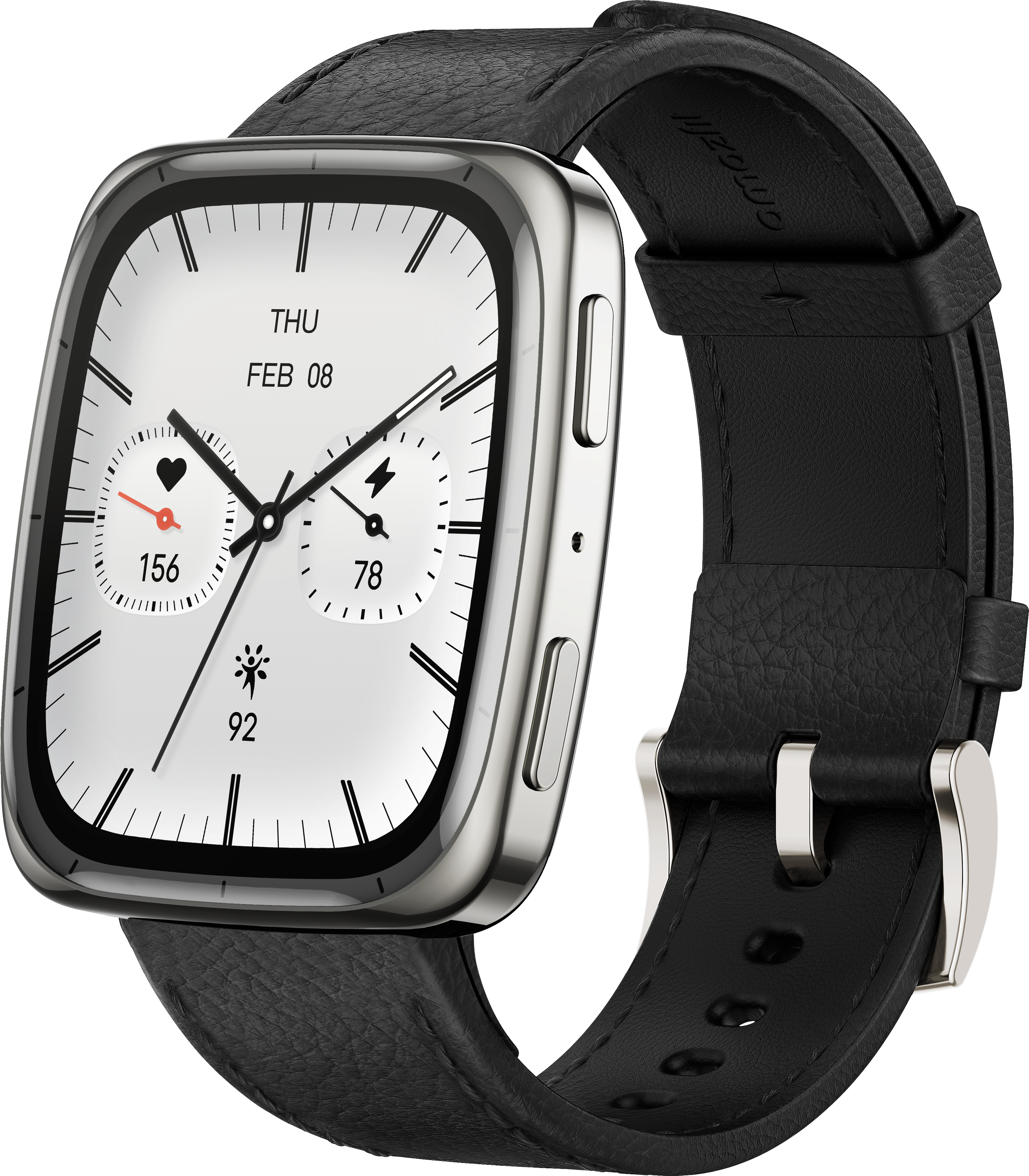 Active 2 Square, HYROX-Modus, Black Smartwatch