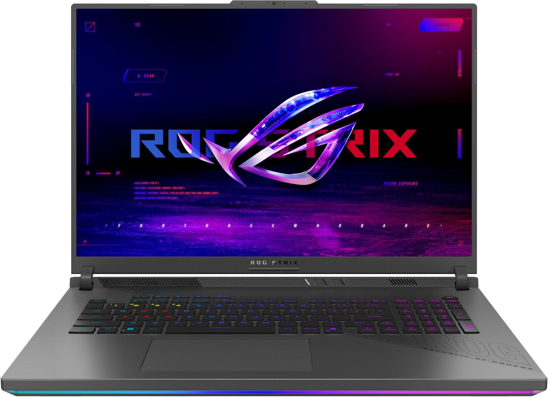 Gaming-Notebook ROG Strix G18 G814PM-S9010W, 18 Zoll, WQXGA, AMD Ryzen 9 8940HX, 32GB, 1 TB SSD, GeForce RTX 5060