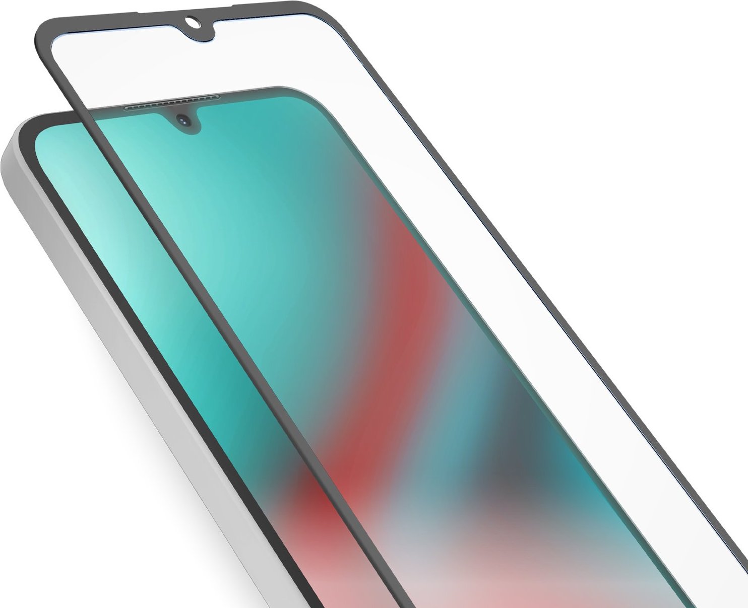 Glas Displayschutz Full Cover für Samsung Galaxy A16, Schwarz
