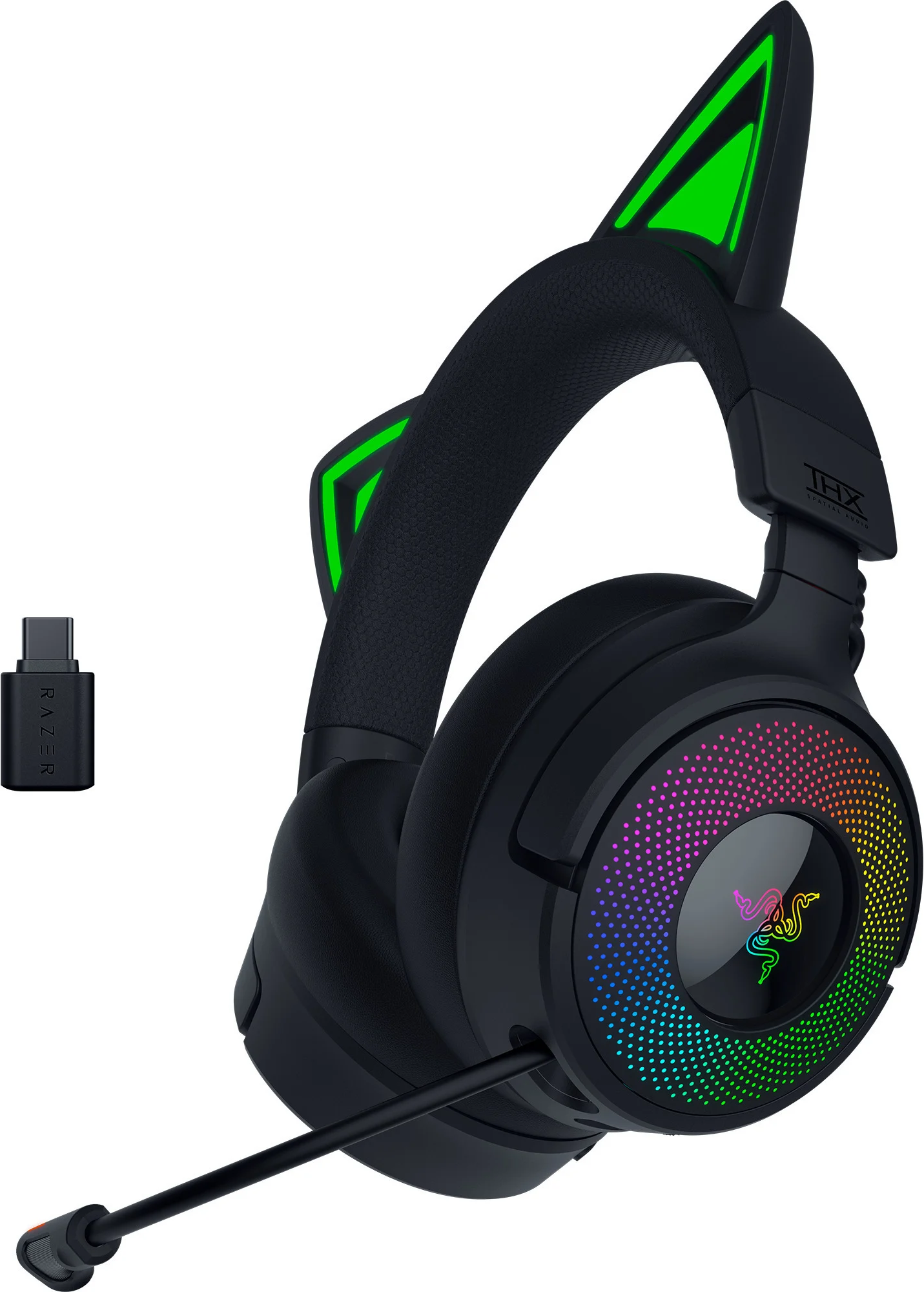 Kraken Kitty V3 Pro, Schwarz Gaming-Headset