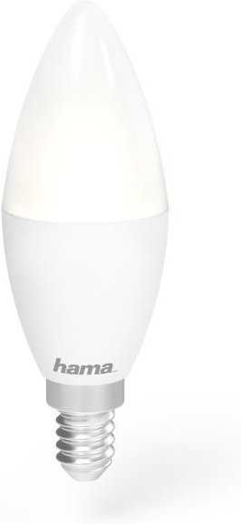 WLAN-LED-Lampe, E14, 5,5W, RGBW, dimmbar, Kerze, für Sprach-/App-Steuerung (00176583)
