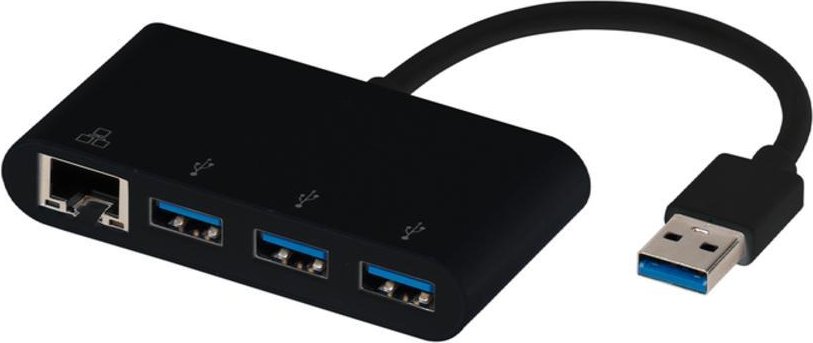 USB Type-A Netzwerk Adapter + HUB (39638)