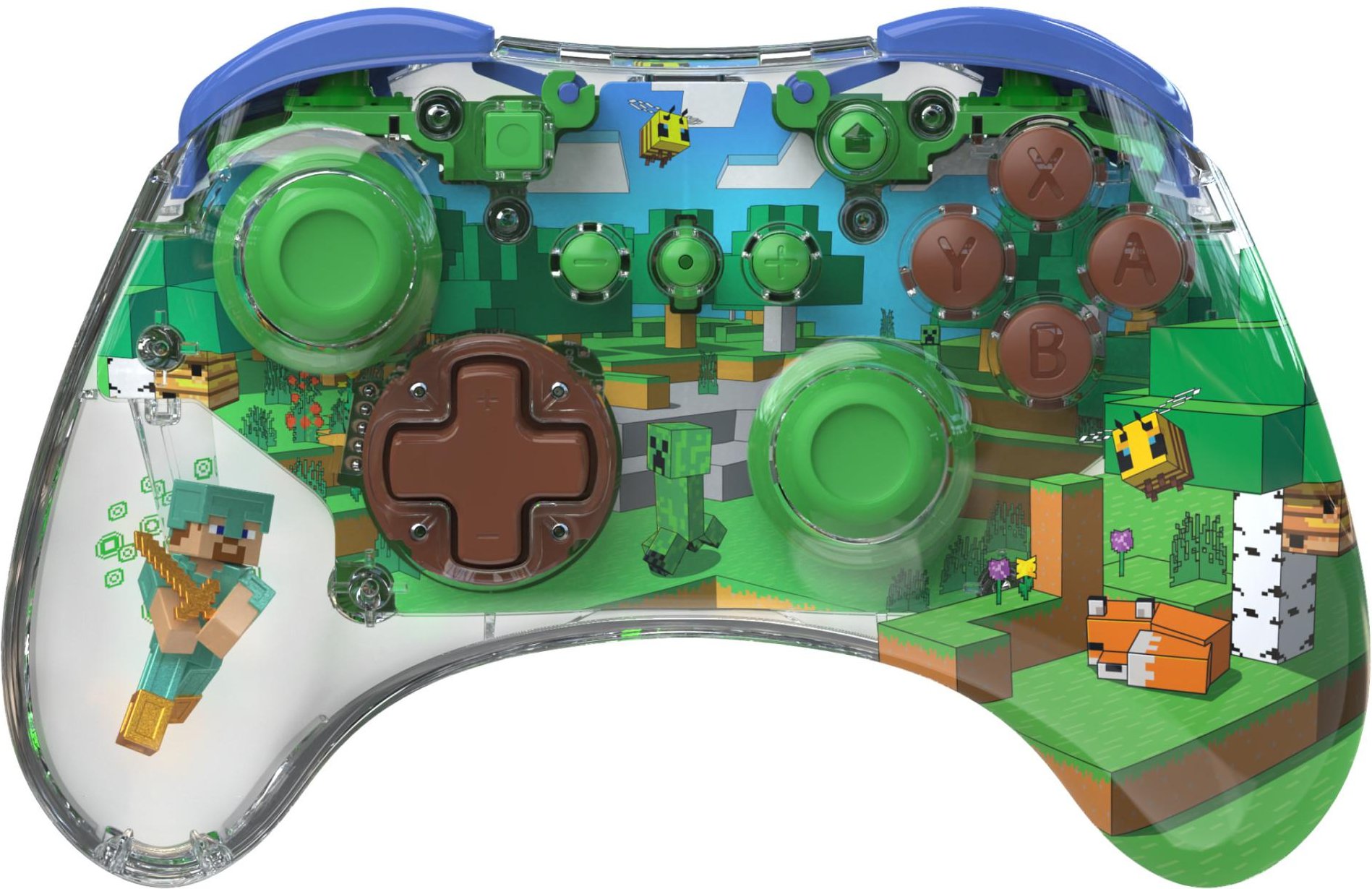 REALMz™ Wireless Controller: Minecraft Forest Biome - Nintendo Switch™
