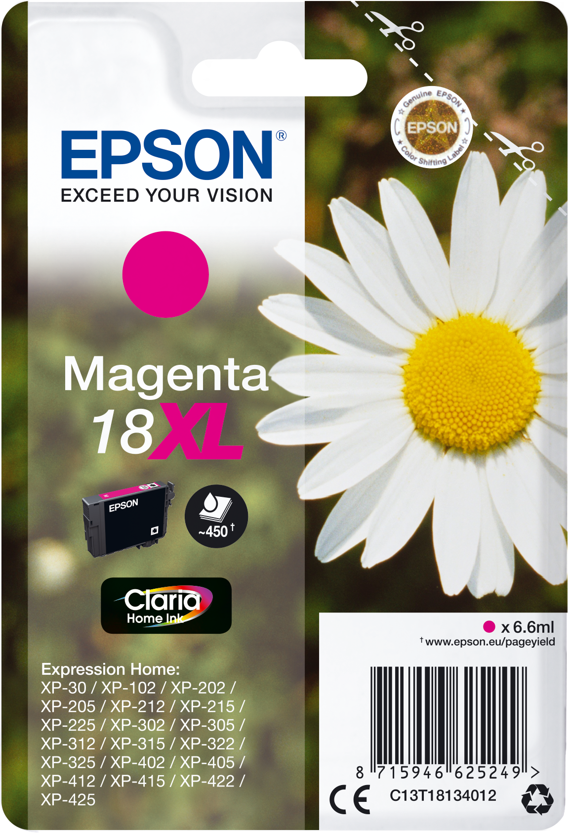 C13T18134012 XL Gänseblume magenta Druckerpatrone