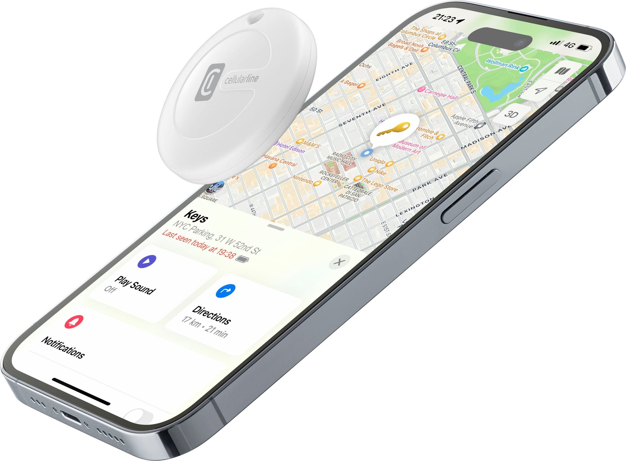 Item Finder Tracy White Bluetooth Tracker