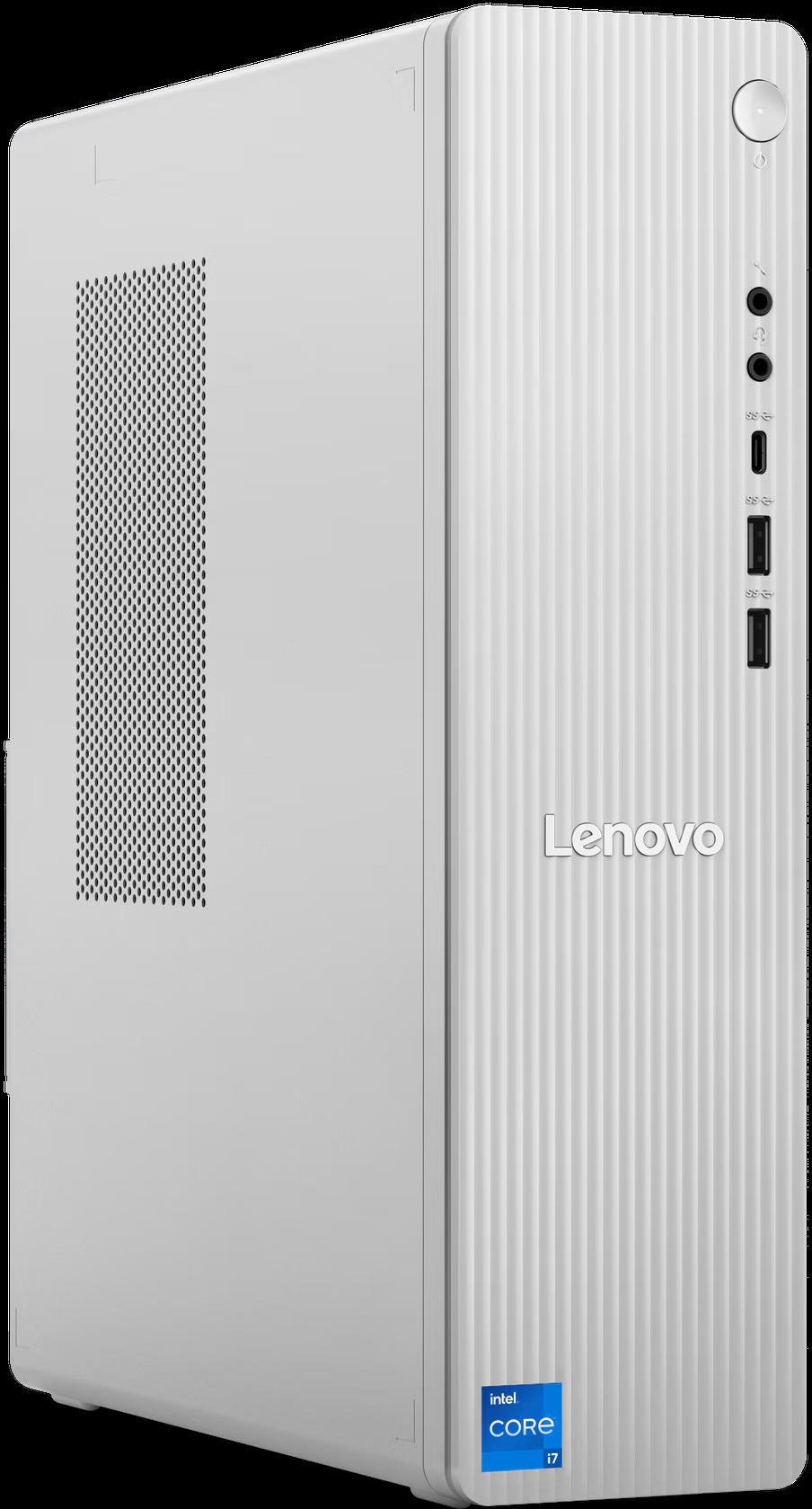 IdeaCentre Tower 08IRR9, Cloud Grey, Intel Core i3-14100, 8 GB, 512 GB SSD, Intel UHD 730