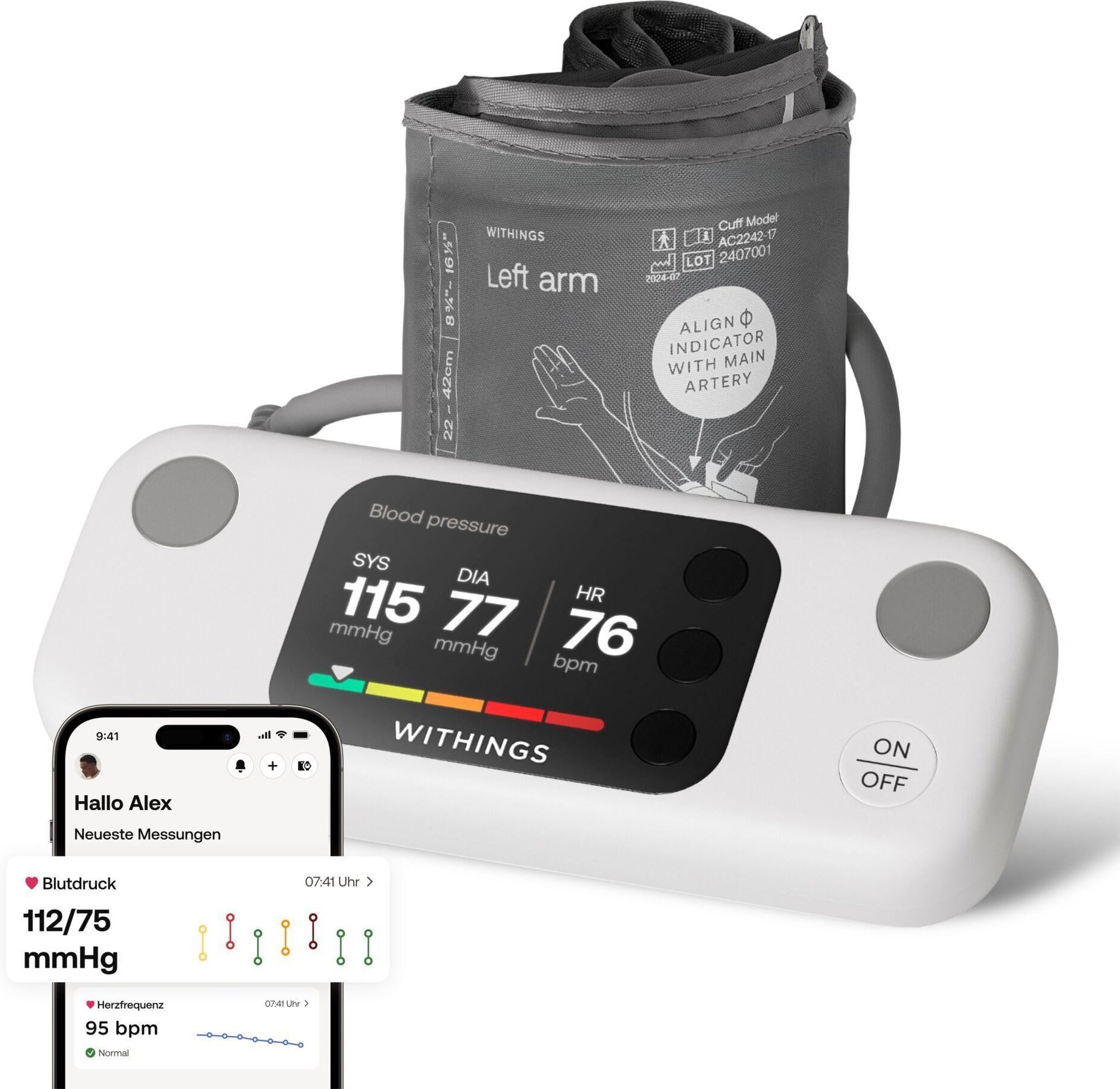 BPM Vision Oberarm-Blutdruckmessgerät