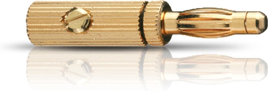 Banana B3 Pin bis 4,0mm² gold 4St