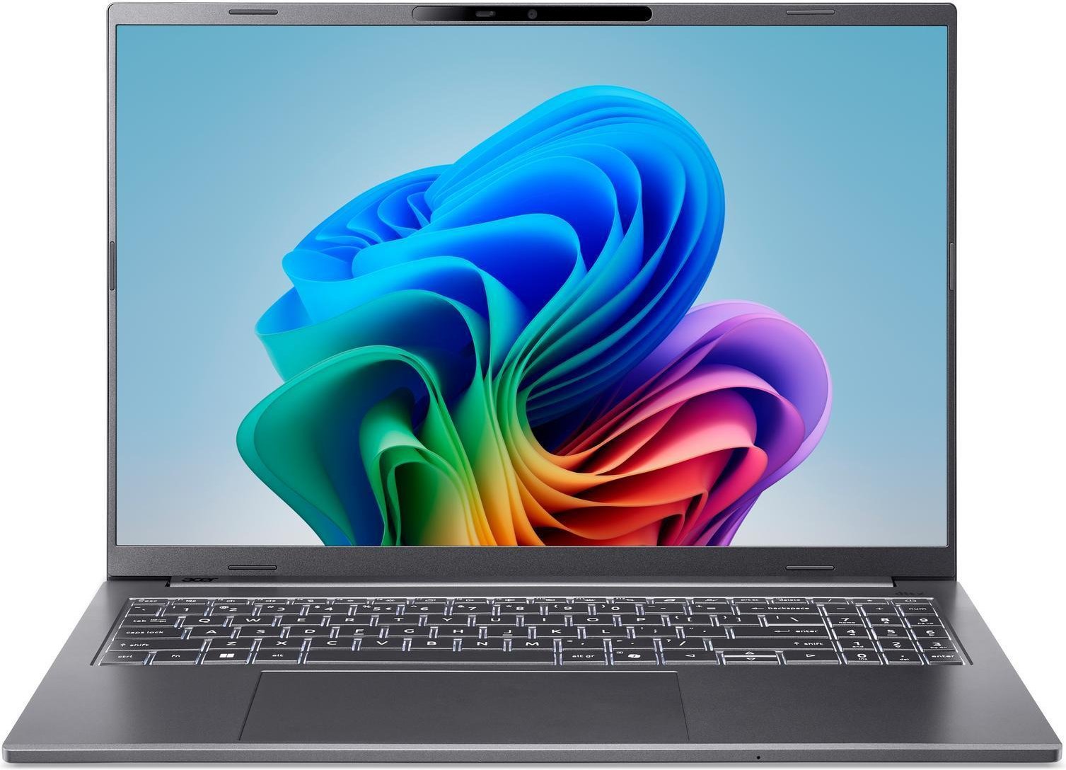 Aspire 16 AI (A16-11M-X8TY), 16 Zoll, WUXGA, IPS, Snapdragon X X1-26-100, 32 GB, 1 TB M.2 SSD Notebook