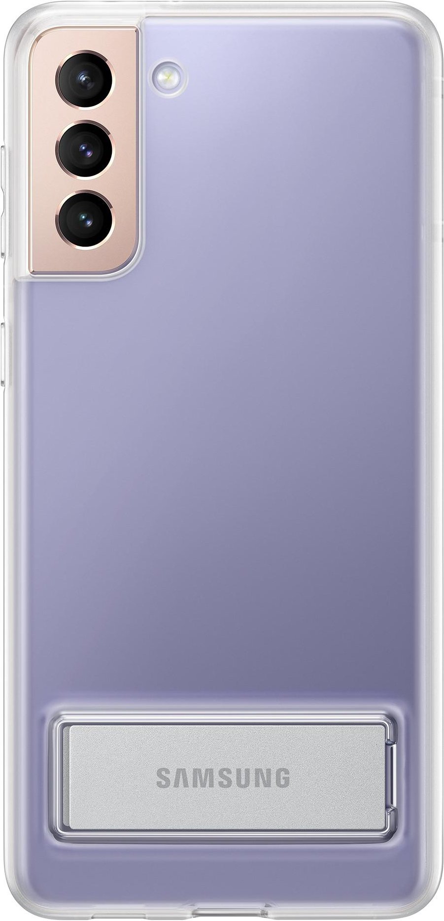 EF-JG996 Clear Standing Cover für Galaxy S21+, Transparent Handyhülle