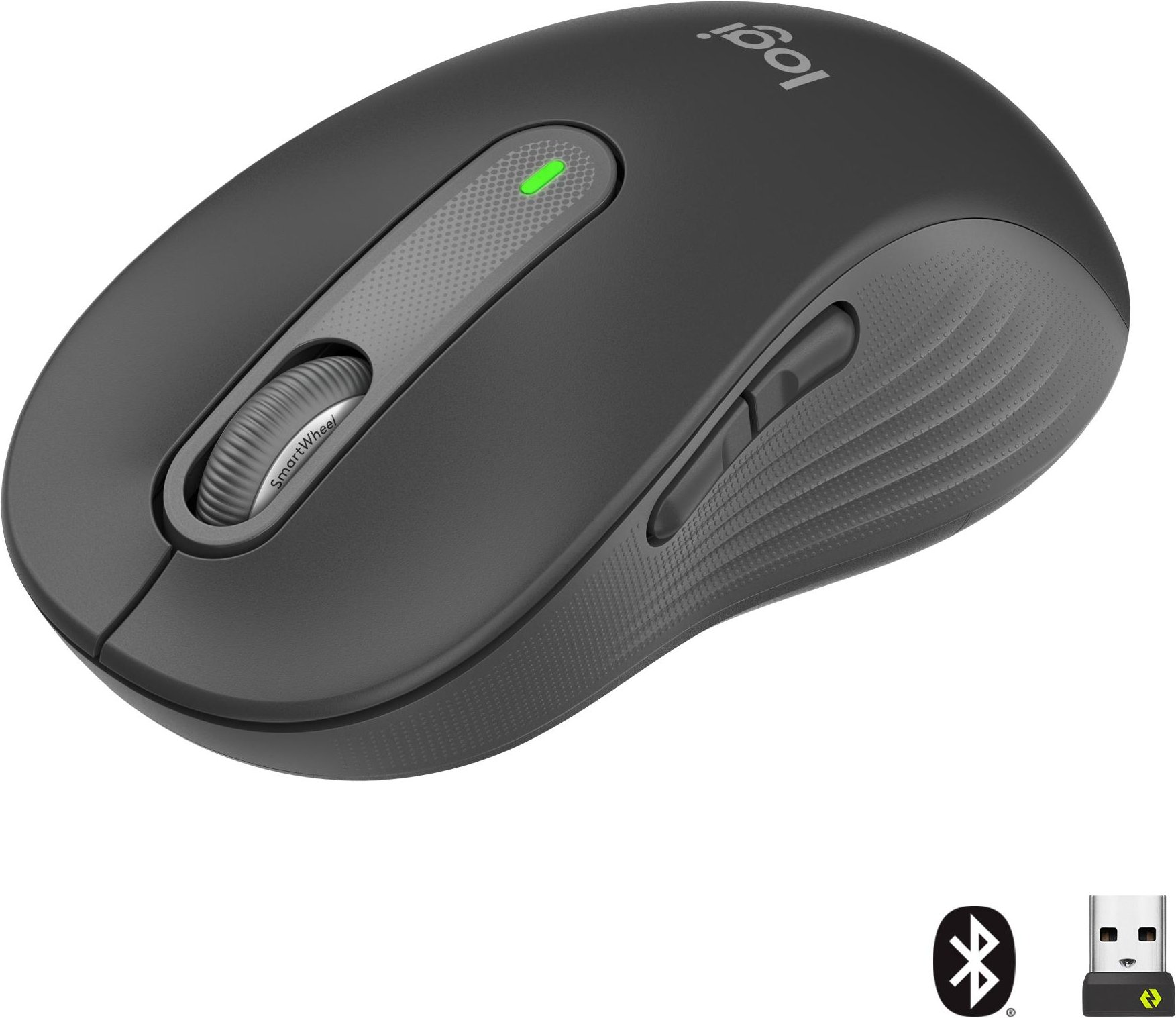 Signature M650 L Wireless graphite Maus