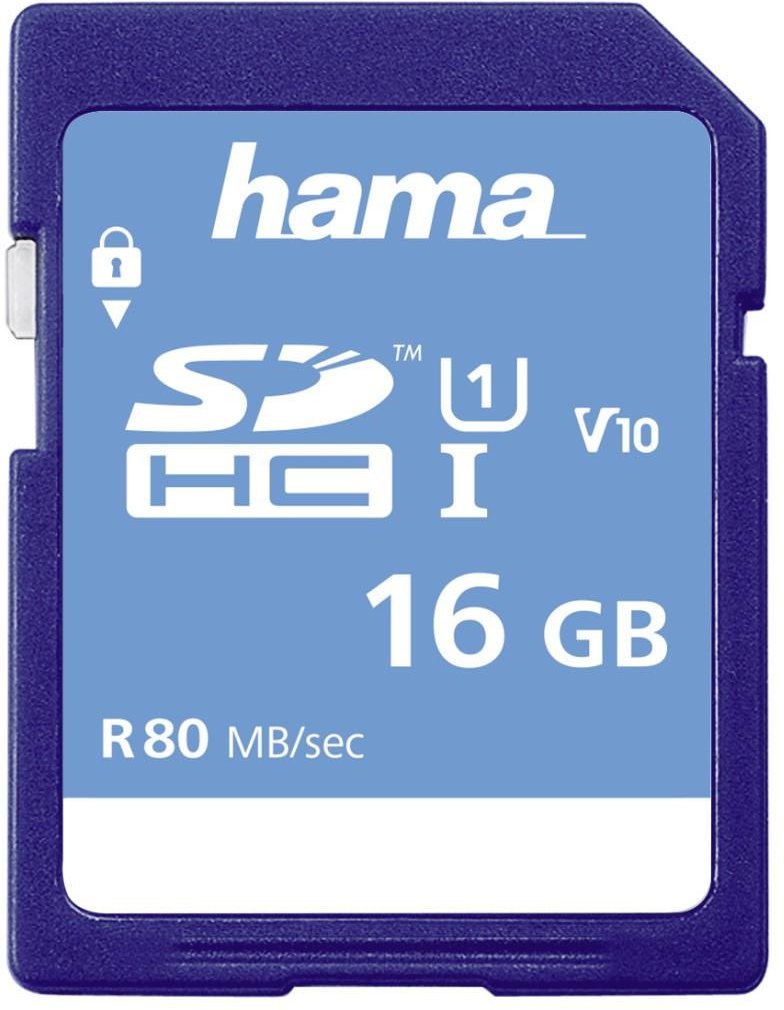 SDHC 16GB Class 10 UHS-I 80MB/S (00181094) Speicherkarte