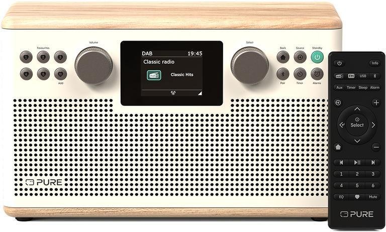 Classic H6 baumwoll-weiß/eiche DAB+ Radio