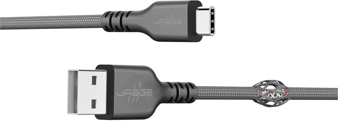 USB-Kabel, uFlex, USB-A-Stecker - USB-C-Stecker, Mesh, 2,20 m, Schwarz (00219820)