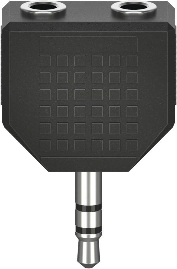Audio-Adapter, 3,5-mm-Klinken-St. - 2 x 3,5-mm-Klinken-Kupp., Stereo (00205191)
