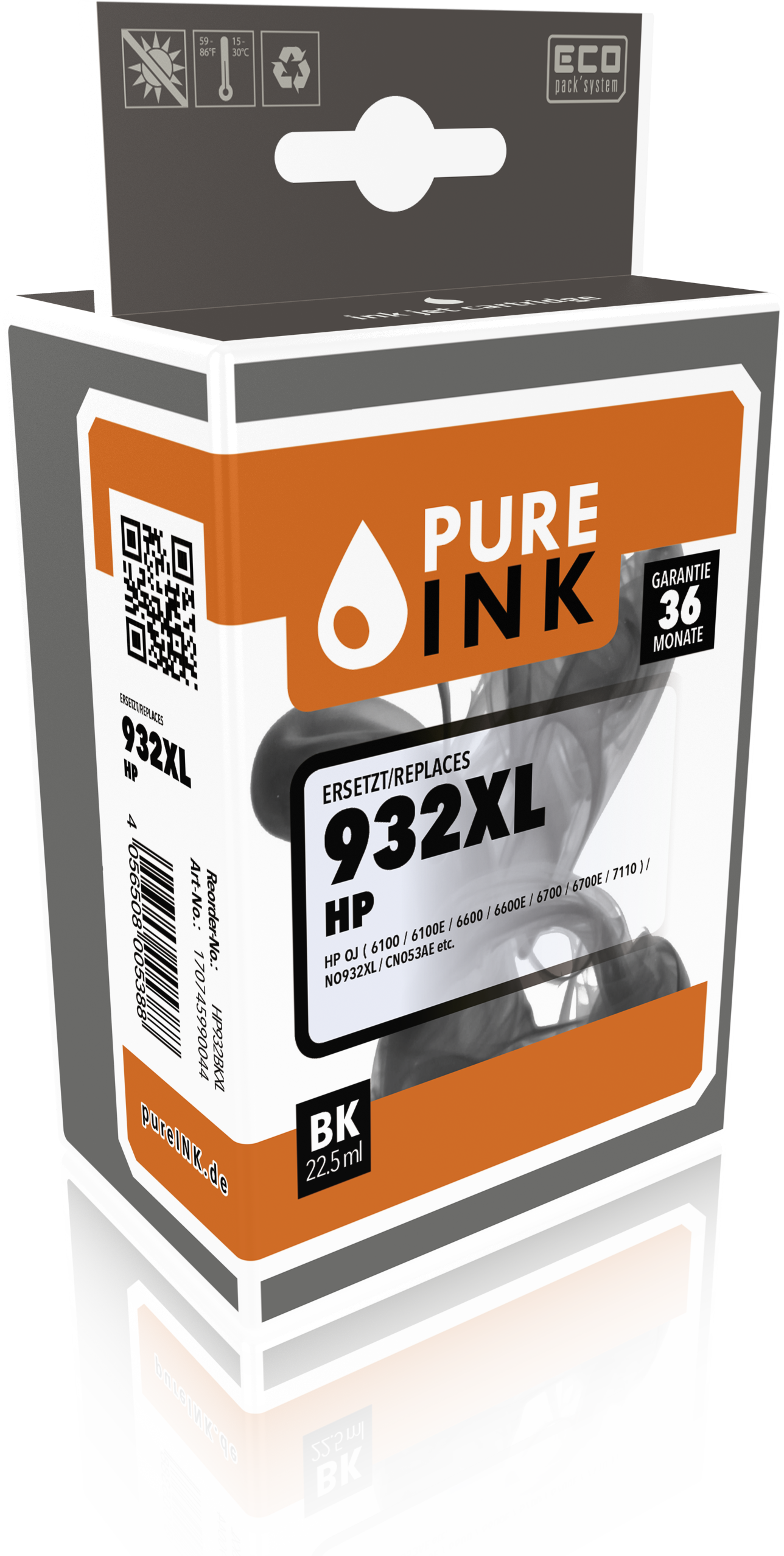 HP932BKXL BLK Druckerpatrone