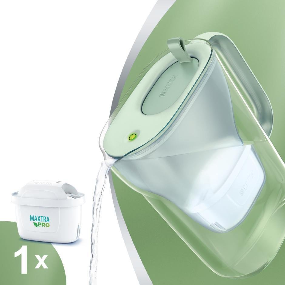Wasserfilter-Kanne Style eco hellgrün (2,4l) inkl. 1 MAXTRA PRO All-in-1 Kartusche