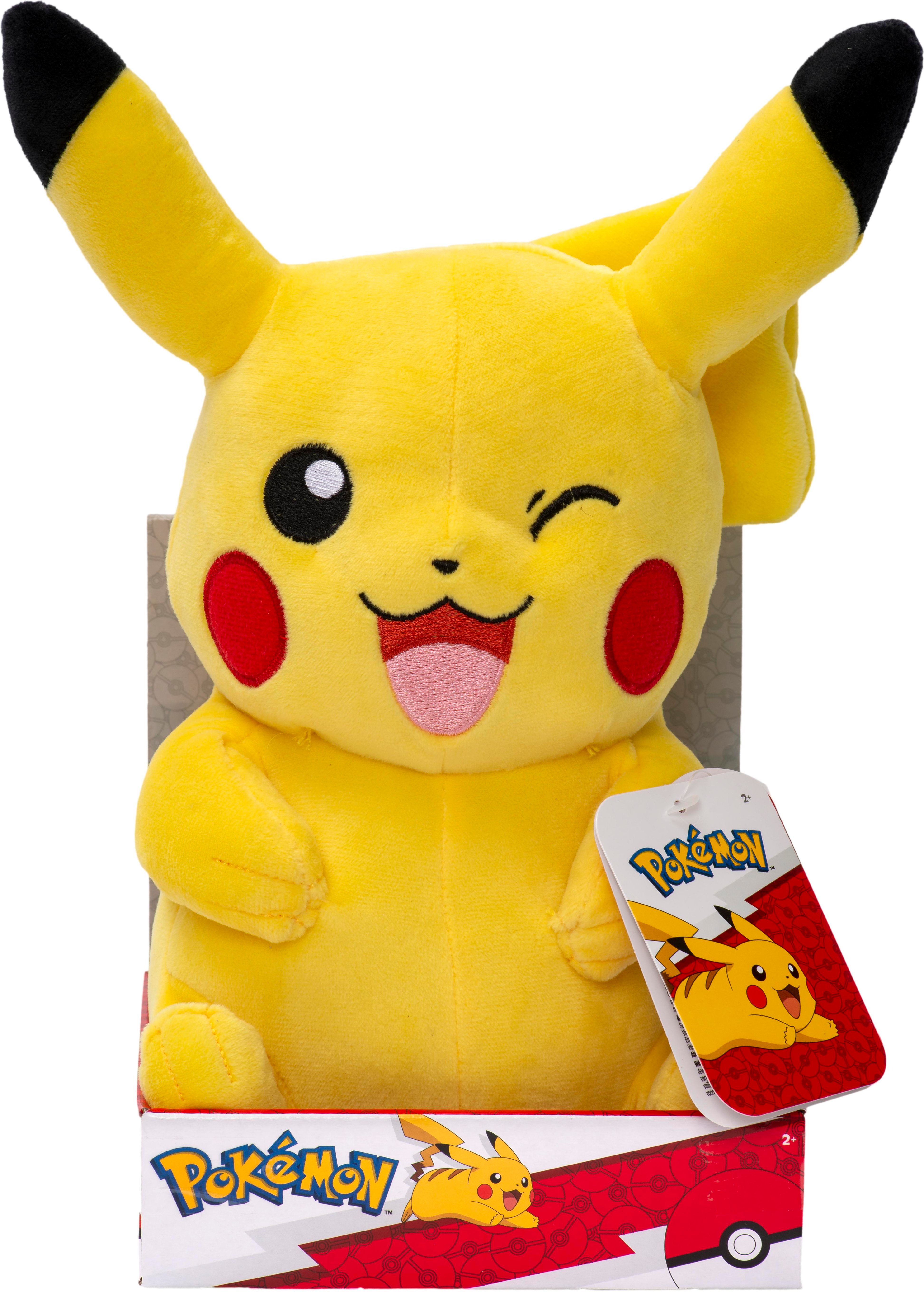 Pikachu Plüsch 30cm zwinkernd Kuscheltier