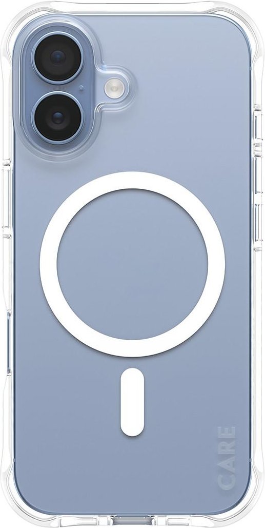 CARE by PanzerGlass Fashionable Case Samba iPhone 17, Transparent/Weiß