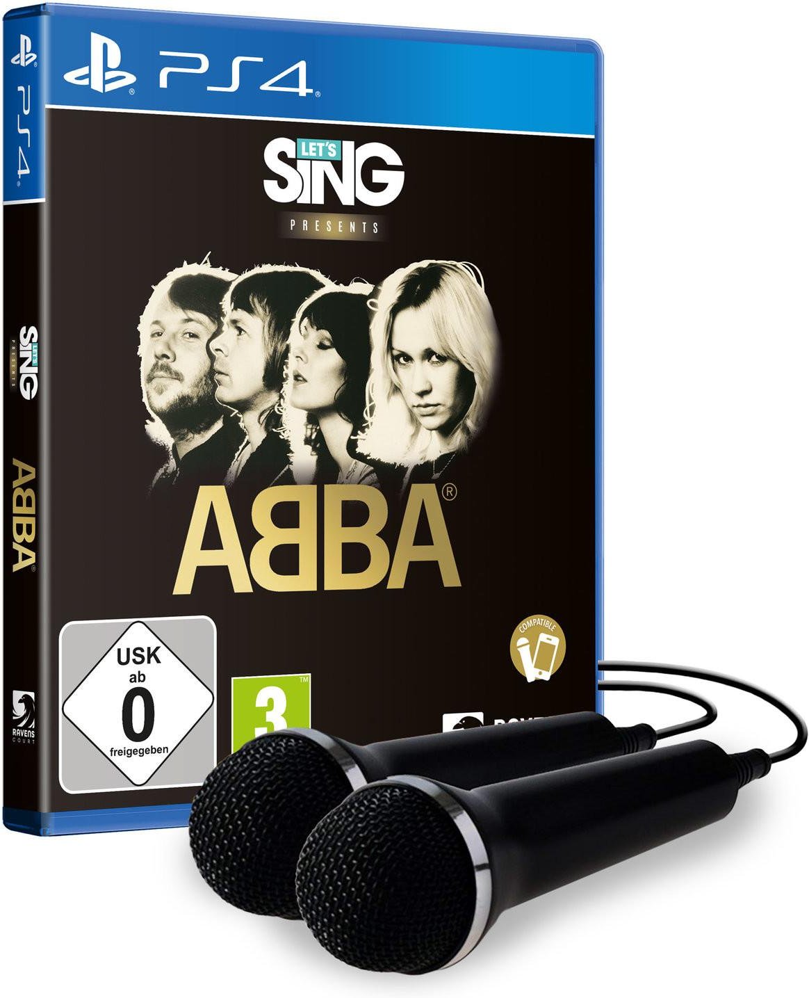 Let's Sing ABBA + 2 Mikrofone PS4-Spiel