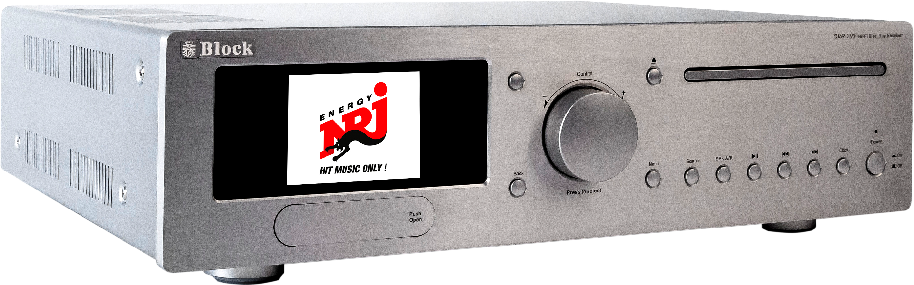 CVR-200 diamantsilber Kompaktanlage