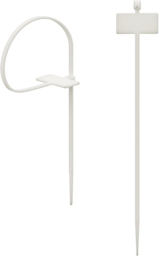 Kabelbinder mit Beschriftungsfeld, 98 mm, Natur, 25 Stück (00221003)