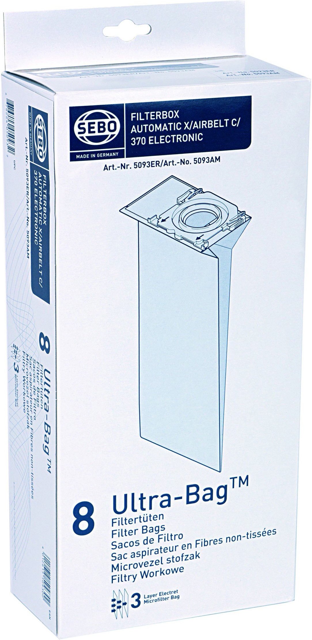 Filter-Box für X-/XP-/G-/C-/37 Filtertüten