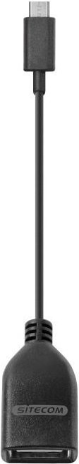 Thumbnail - USB-Adapter "On-The-Go", "CN-135", Micro-USB auf USB 2.0 (A), Schwarz (00159675)