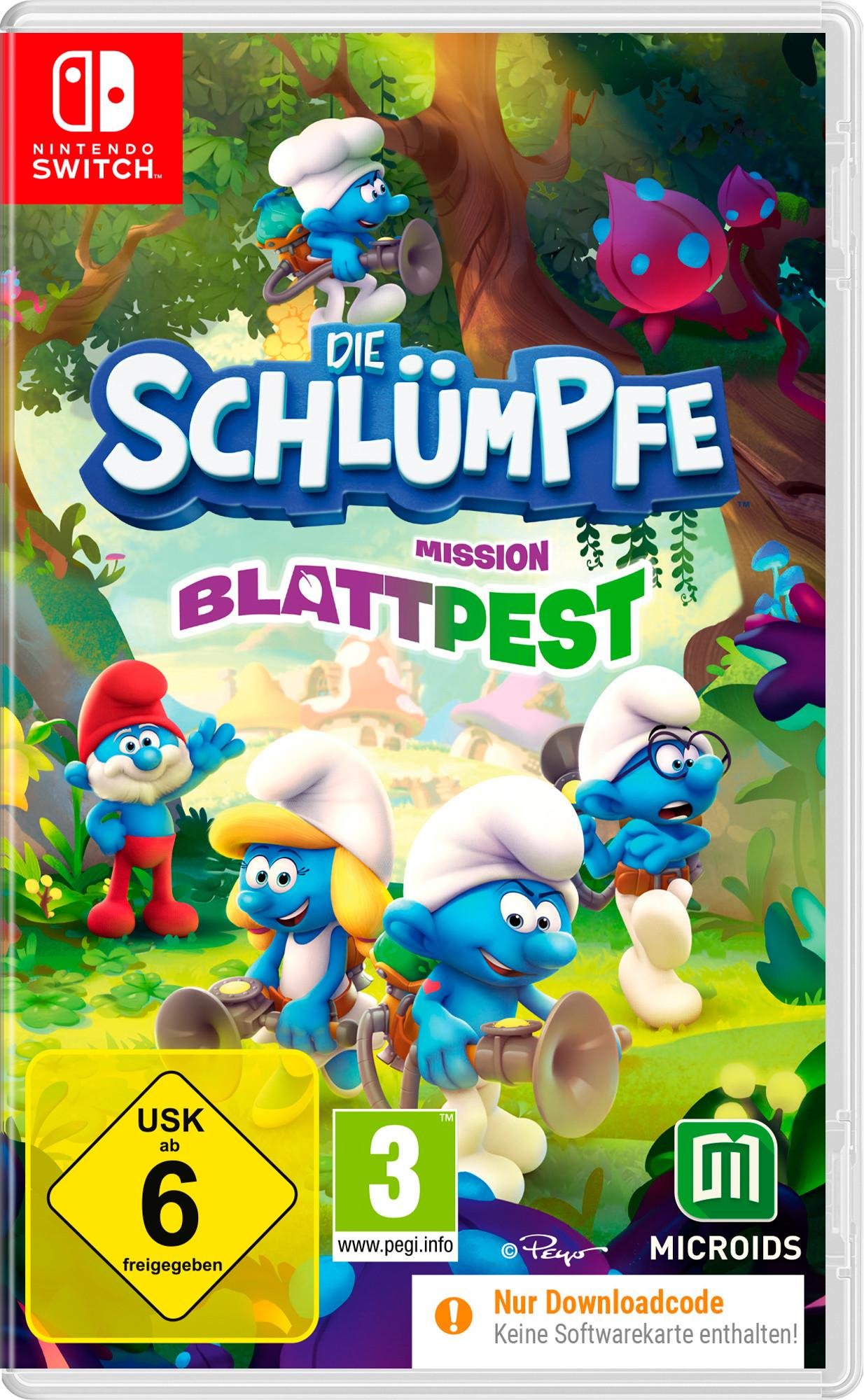 Die Schlümpfe: Mission Blattpest Nintendo Switch-Spiel