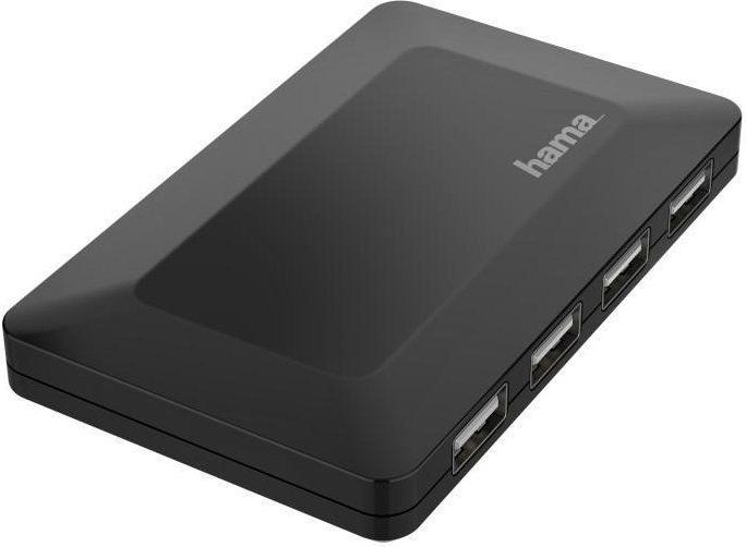 USB-Hub, 4 Ports, USB 2.0, 480 Mbit/s, inkl. Kabel und Netzteil (00200122)