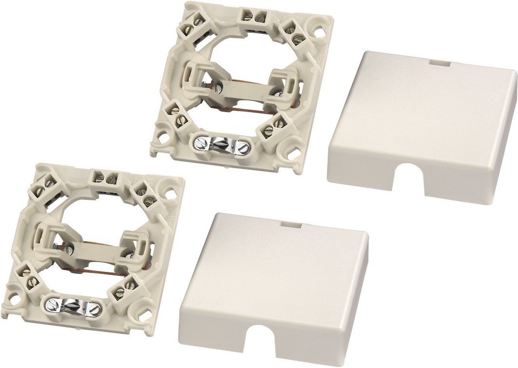 Herdanschlussdose, 2 St./Polyb. (00110972)