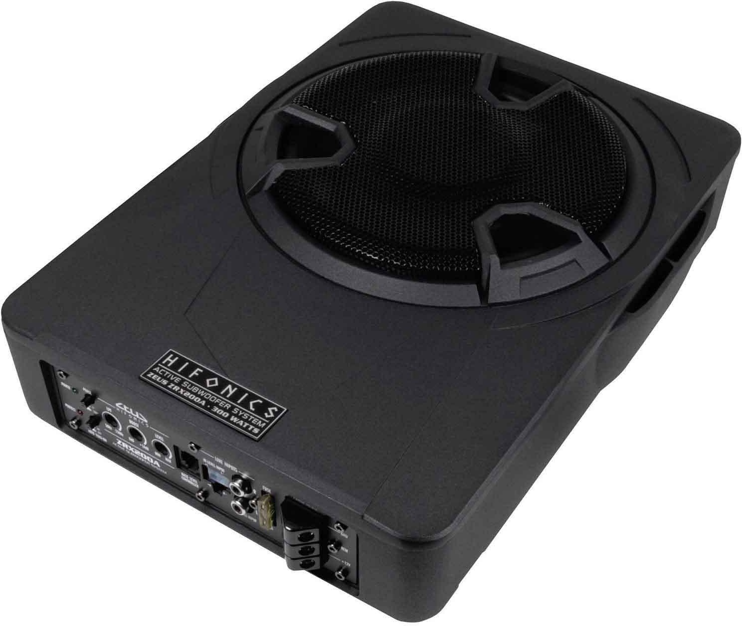 ZEUS ZRX200A - 20 cm Aktiv Subwoofer mit 300 Watt (RMS: 150 Watt)