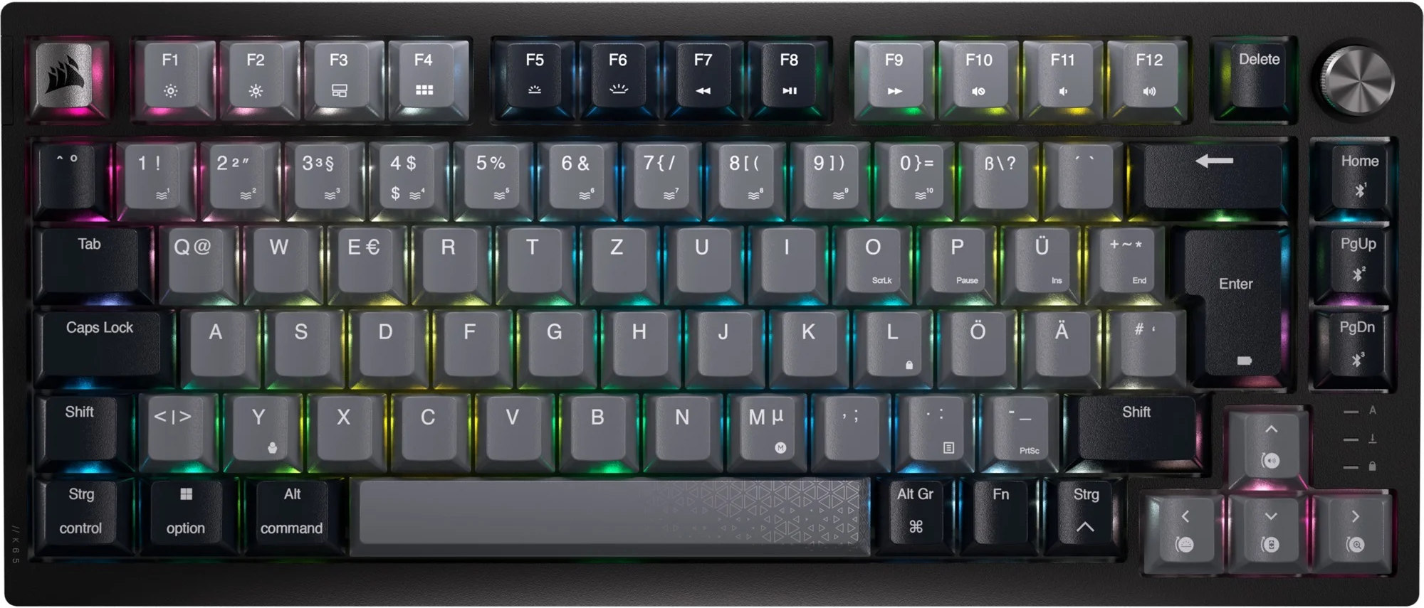 Thumbnail - K65 PLUS WIRELESS 75 % RGB Mechanische Gaming-Tastatur, Schwarz