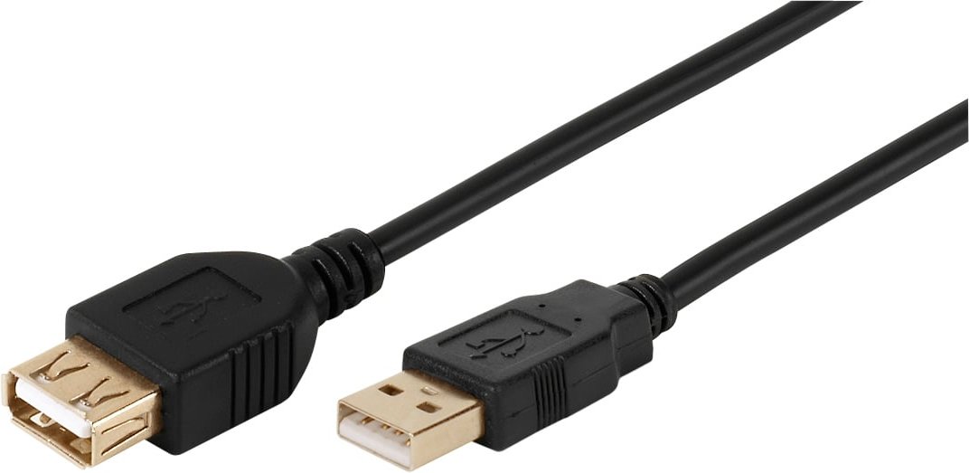 Hochwertiges USB 2.0 zertifiziertes Verlängerungskabel, 2m (45215)