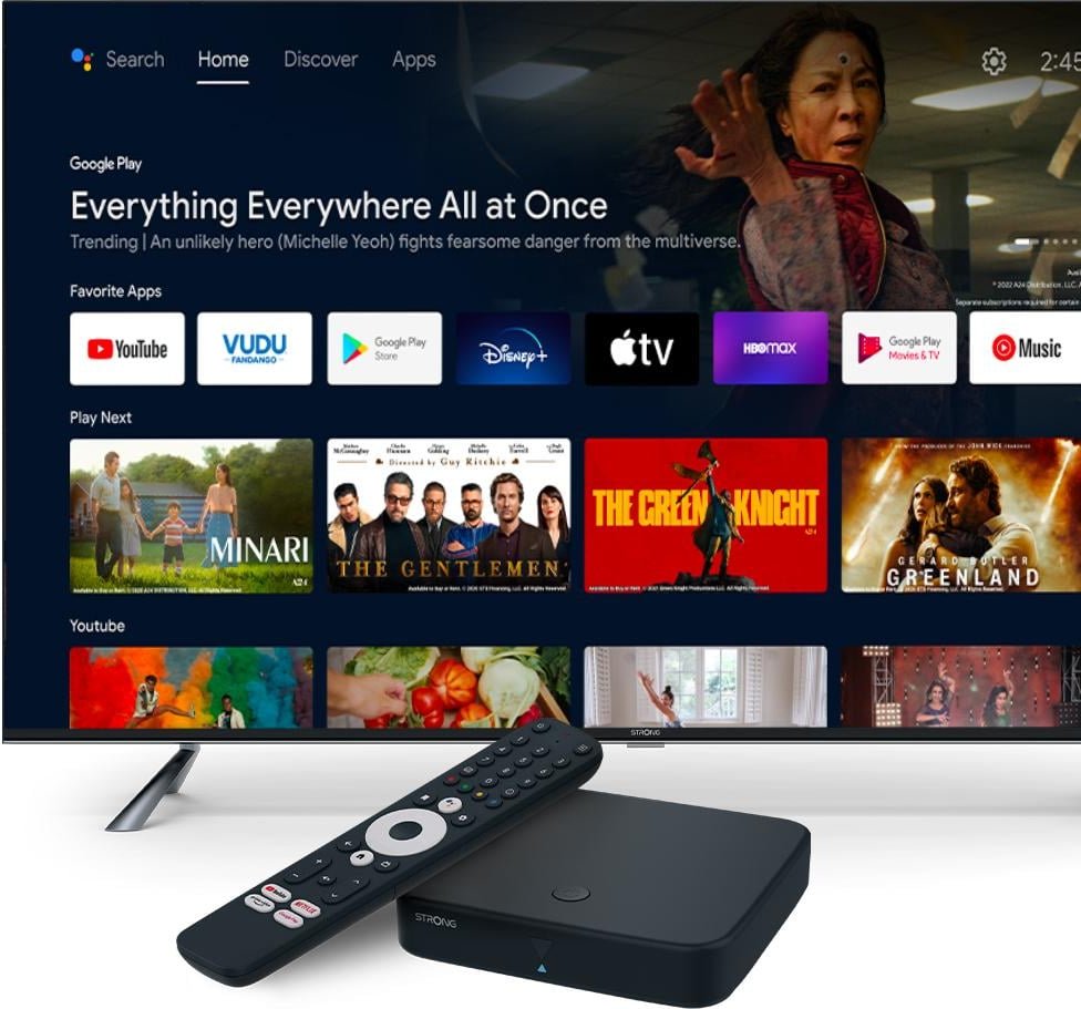 Thumbnail - 4K UHD BOX SRT 420 - 2 IN 1 Smart TV Box