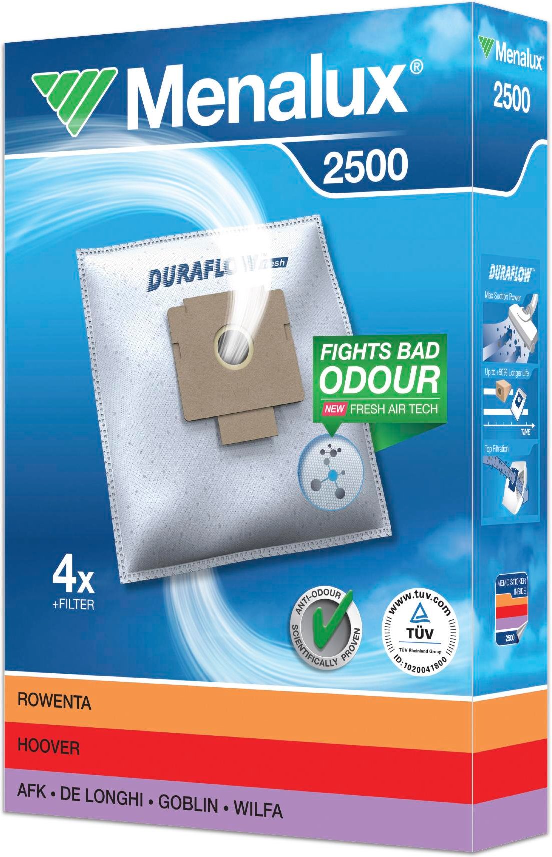 2500 Staubsaugerbeutel