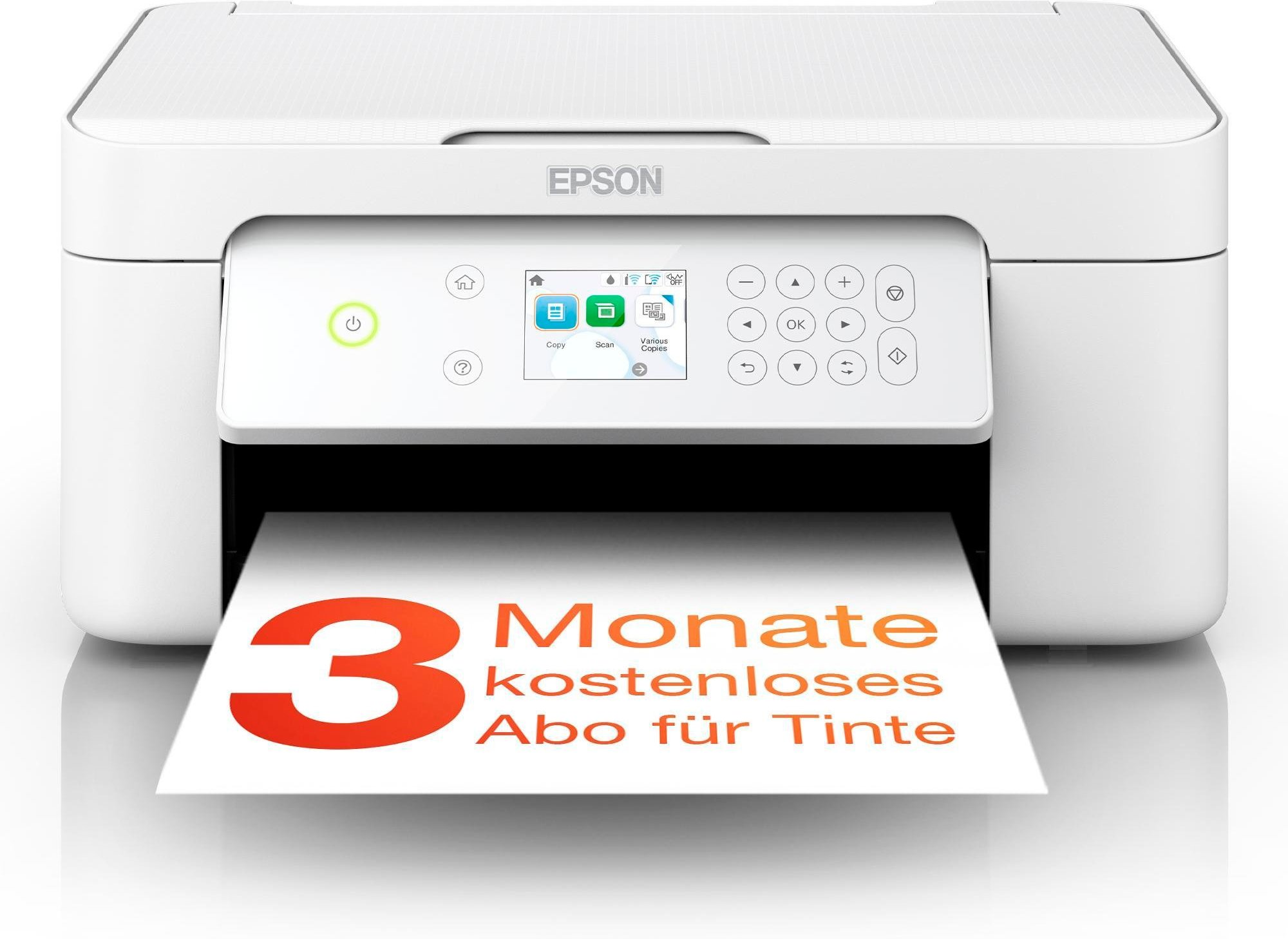 Expression Home XP-4205 Multifunktionsdrucker mit Tinte für 3 Monate, Weiß