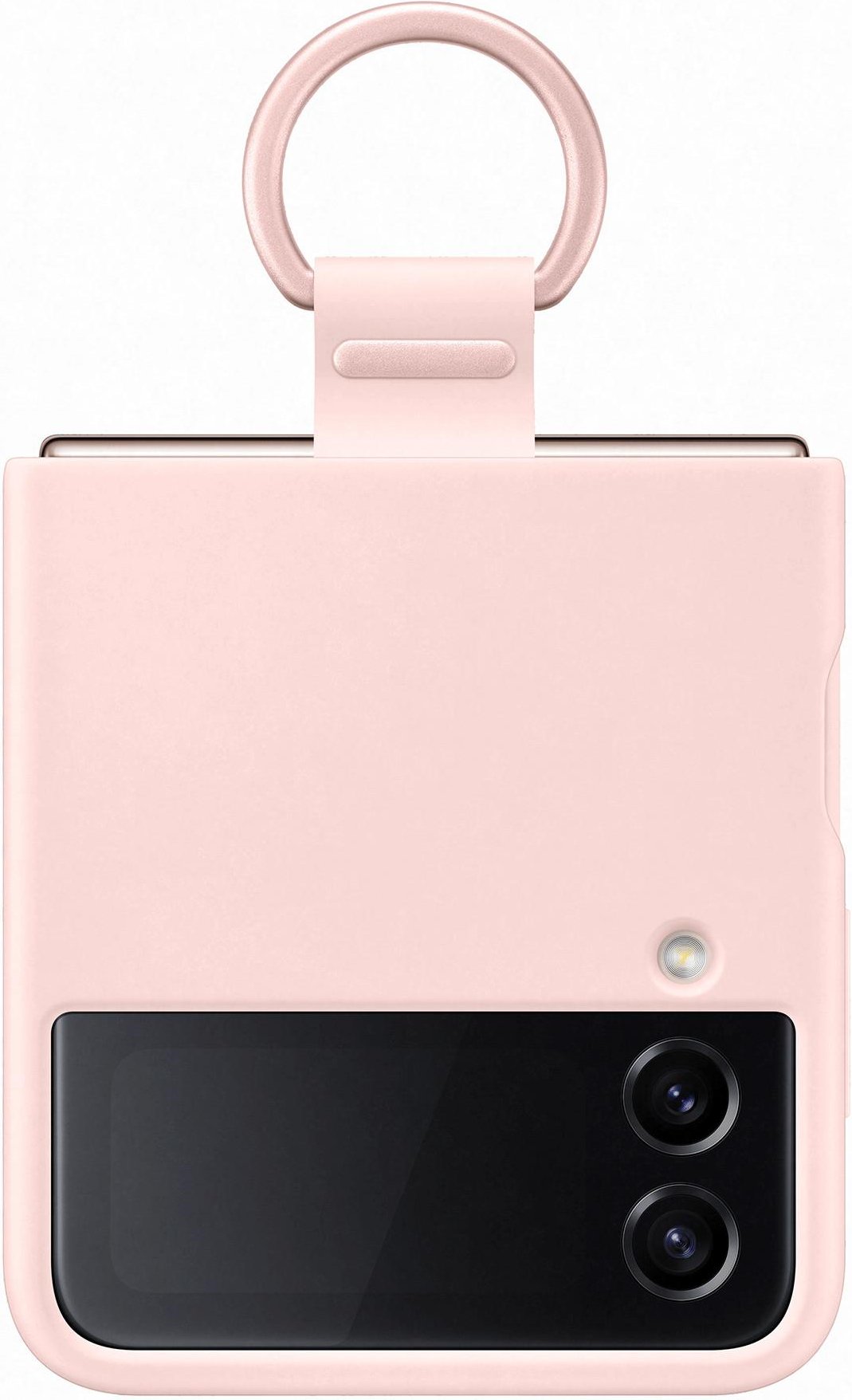 Galaxy Z Flip4 Silicone Cover with Ring pink Handyhülle