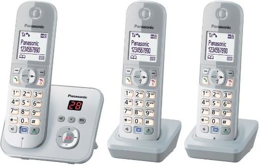 KX-TG 6823 GS perlsilber Schnurloses Telefon